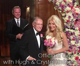 wedding officiant Los Angeles Playboy mansion