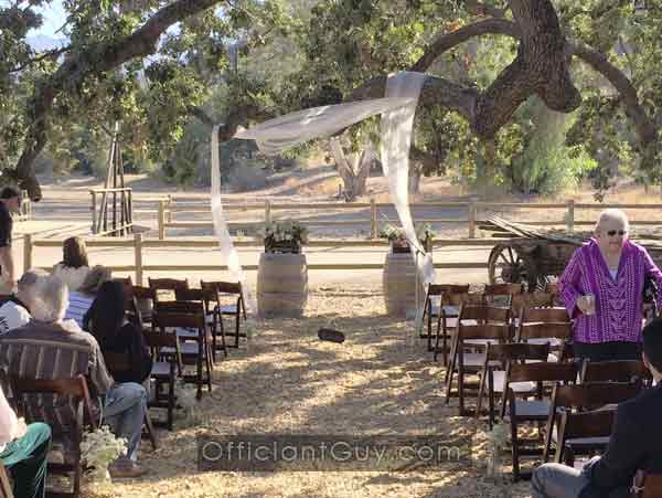 Malibu Hills Wedding Ministers for Outdoor Wedding Locations | Paramount Ranch